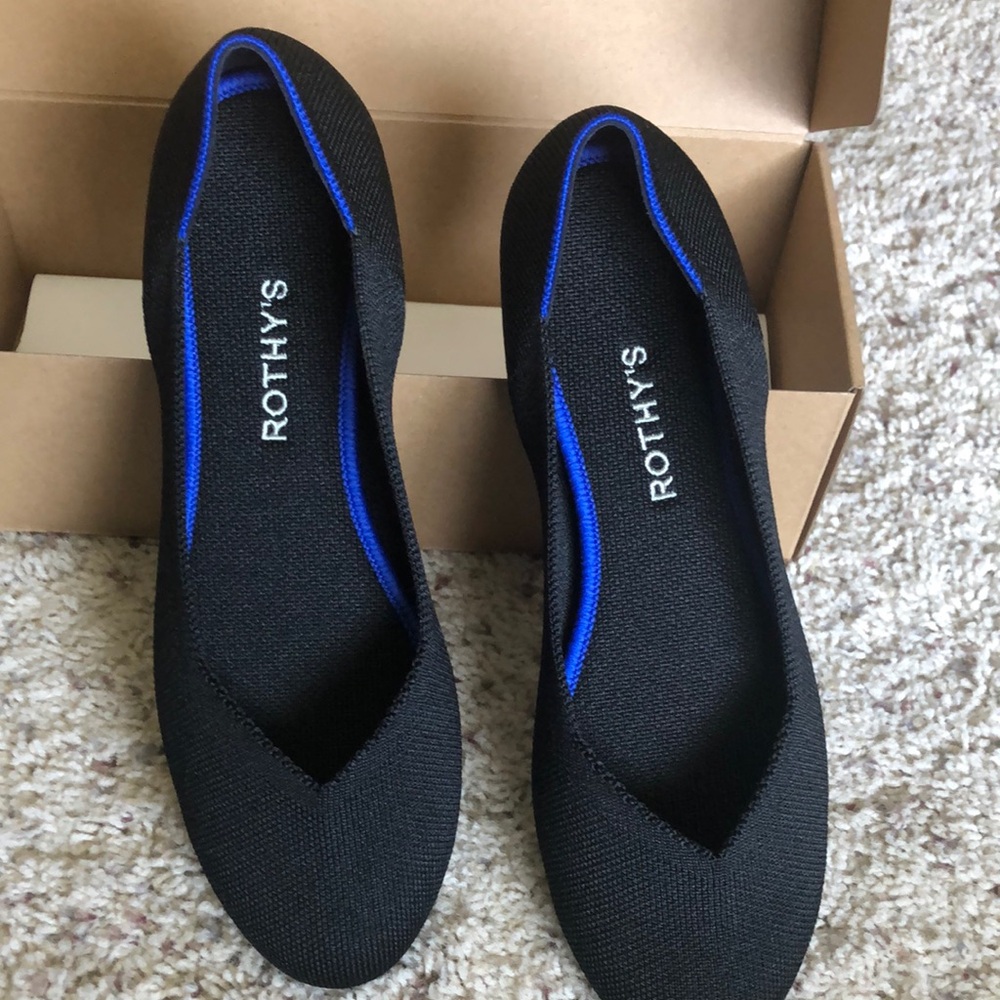 Rothy's Black Women's Loafers size 9.5